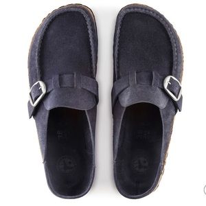 Birkenstock Buckley Suede Leather In Navy